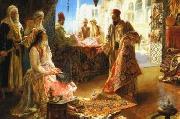 Arab or Arabic people and life. Orientalism oil paintings  260
